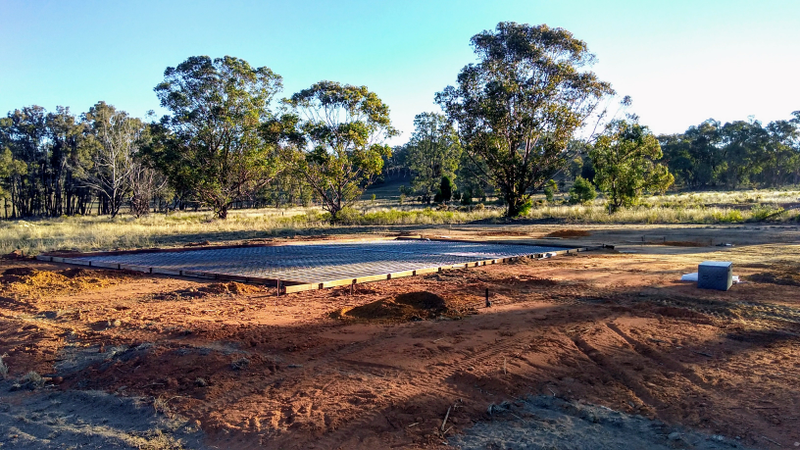 Main formwork is down and approved...ready to pour